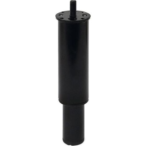 Q&Q pata metal stormy ø35 h120-h180 m10 negro , La pata metálica Stormy es ideal para sofás y muebles, fabricada en metal resistente, con un acabado en níque