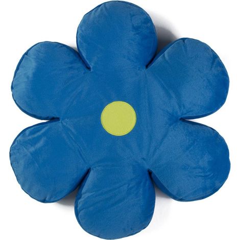 GONZO FLOWER - Coussin en forme de fleur bleu diam.65 (1/2)
