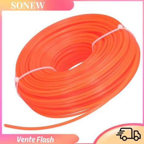 Sonew Bobine de rechange pour fil de Ligne de Remplacement de Taille-bordures Haute Flexibilité piscine controle Carré rouge 2,4 (1/5)