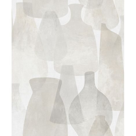 papier peint poterie beige - Sanders & Sanders (1/2)