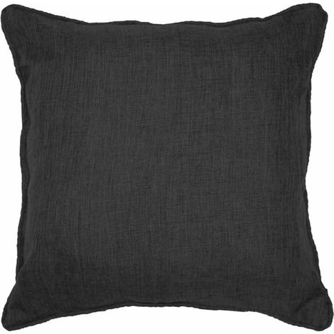 Coussin Déco "Newton" 40x40cm Charbon (1/3)