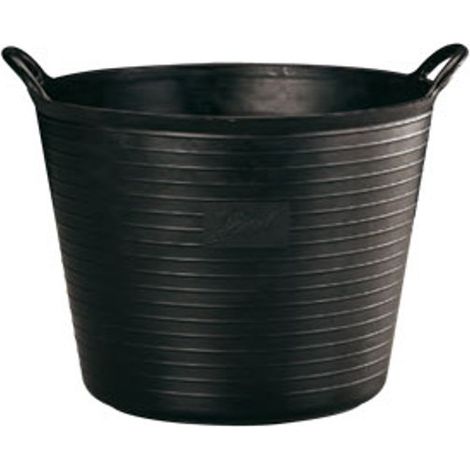 Espuerta de plastico de 40L Negro