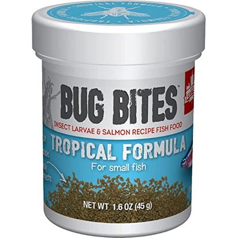 Fluval Bug Bites, Granuli Tropicali, Mangime Per Pesci 45g (1/5)
