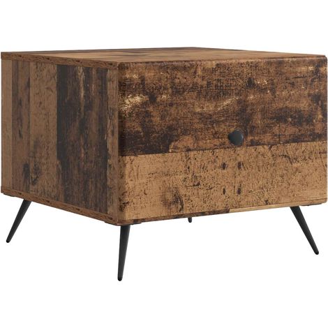 Couchtisch mit Schubladen Altholz 49 x 50 x 40 cm Holzwerkstoff vidaXL