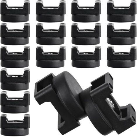 15 Pcs Magnetic Cable Zip Tie Mounites Clips Base for Office Electrical Wiring Marine Cable Wire Cable Mount Clips Clips (1/5)