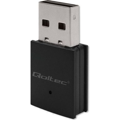 Scheda di rete Wi-Fi Qoltec Mini Wireless BT 4.0 Standard N (1/5)