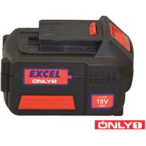 Batteria litio 18v 4ah only1 Excel