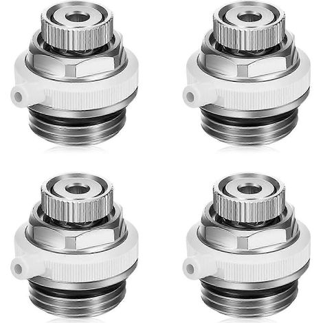 4 vannes de purge d'air automatiques à coupure automatique et auto-purge pour radiateurs 1/2 pouce pour systèmes de chauffage (1/5)