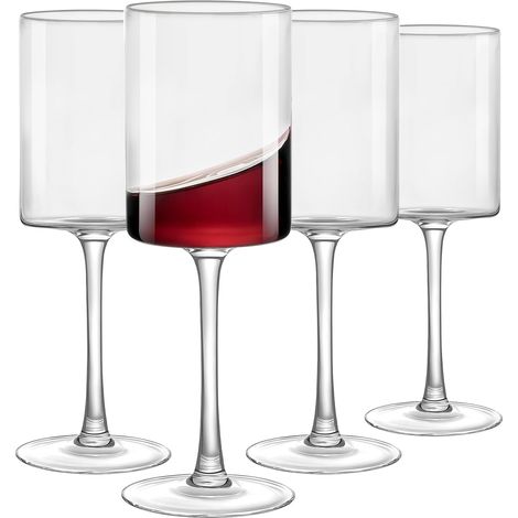 Lot de 4 Verres à Vin en Cristal 52 cl