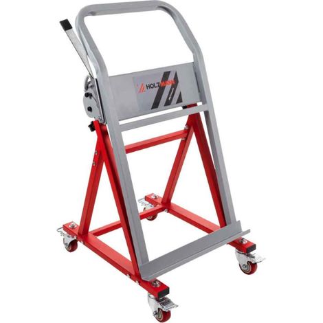 Holzmann – Chariot de visite 760-1016mm – Capacité 136kg – Poids 20kg – Pour chantiers humides et terrains accidentés (1/5)