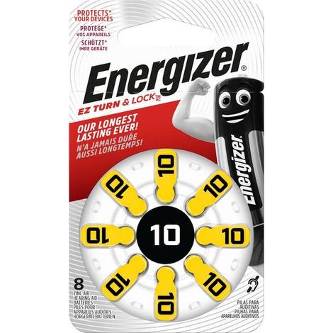 Juego de 8 pilas para audífonos de zinc de 1,4 V ENERGIZER