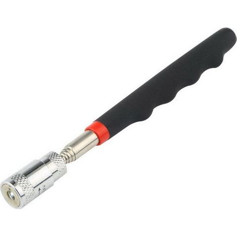 DEESSE SHOP - Outil de ramassage magnétique télescopique Outil de ramassage magnétique avec poignet en mousse et ramassage LCD Extensible de 19 à 69 cm Idéal pour les coins et les endroits sombres(San (1/4)