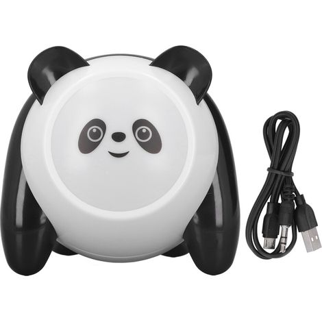 Veilleuse LED tactile rechargeable en forme de panda, mignonne et protectrice pour les yeux, en silicone alimentaire doux et adorable.
