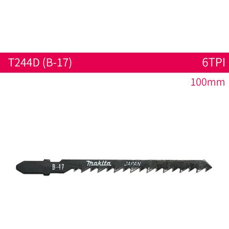 EASYCOMFORT MAKITA B-17 Lame de scie à guichet Lame de scie courbe pour métal/bois/plaque 100MM 6TPI (1/5)