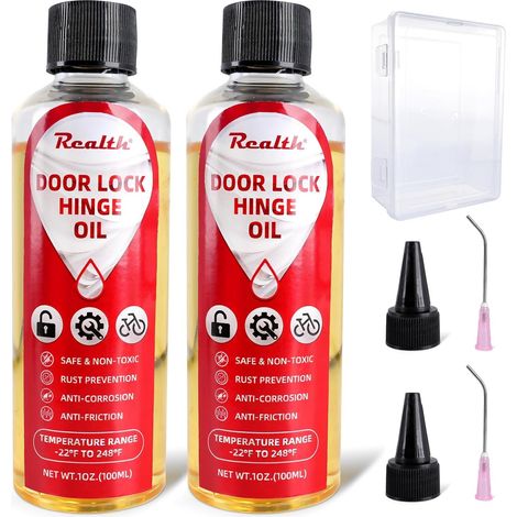 Lubrifiant de Verrouillage Huile de Lubrifiant de Porte 2 Pcs 200ml (1/5)