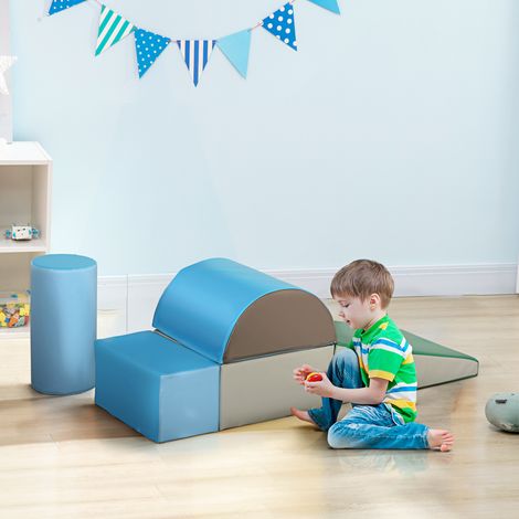 Module en 5 parties pour favoriser le développement de la motricité des bébés, parcours de motricité en mousse EPE pour enfants d'âge préscolaire, multicolore (1/5)