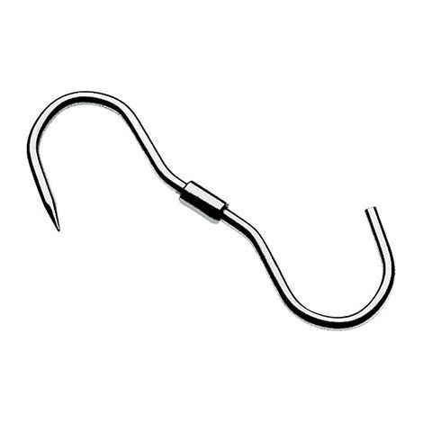 Gancio Girevole In Acciaio Inox Per Macellaio Mm 220 X 9
