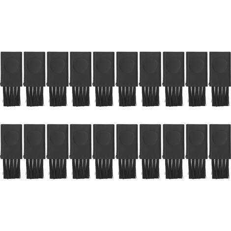 Lot de 20 brosses de rasage en nylon PP haute durabilité, résistantes à l'usure, douces et raffinées, pour appareils électroménagers et ordinateurs. (1/5)