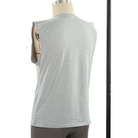 Débardeur Homme Fitness Sans Manches Couleur Unie pour Musculation Entraînement Gris Taille M (1/5)