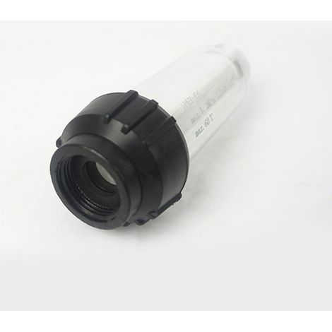 Filtre de taille moyenne pour appareils de nettoyage ménagers, filtre fileté transparent, filtre d'entrée pour machine à laver les voitures (1/5)