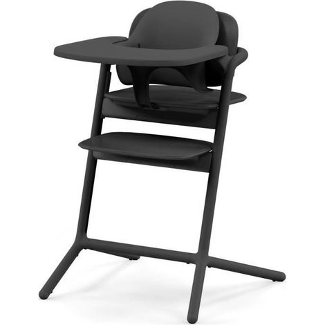 Cybex LEMO 2 Chaise Haute Evolutive Noir Design Moderne (1/5)