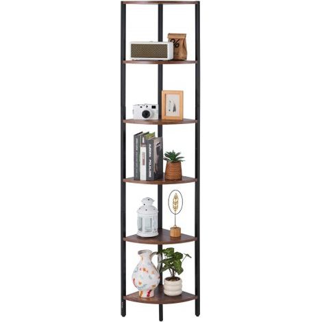 Étagère d'angle à 6 niveaux - hauteur 171 - 5 cm bibliothèque du (1/5)