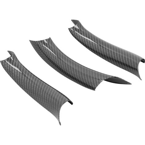 Manija interior de puerta para BMW X5/X6, kit de 3 piezas, estilo fibra de carbono, ABS (1/5)