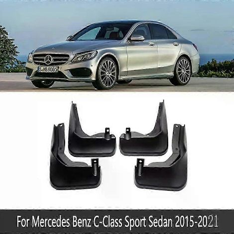 Bavettes de protection de haute qualité (lot de 4) pour Mercedes-Benz Classe C W205 (2015-2021). Accessoires inclus. (1/5)