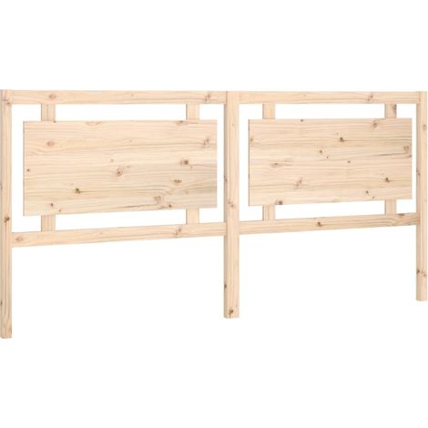 Testiera per dormire accessorio per camera da letto 205,5 x 4 x 100 cm in legno di pino massiccio TDL0206108