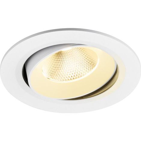 Encastré downlight NUMINOS® MOVE L intérieur 3000 K 20° IP20 rond blanc - SLV - 1009838