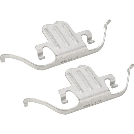 2 Bremssättel vorne – Bremsbelag-Halteklammer 34116798879, passend für BMW 1er E81 120d, 120i, 123d, 130i, 2er-Set (1/5)