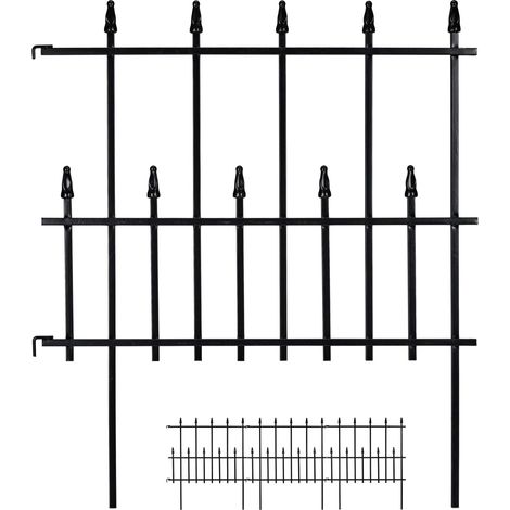 4 piece set flower bed fence