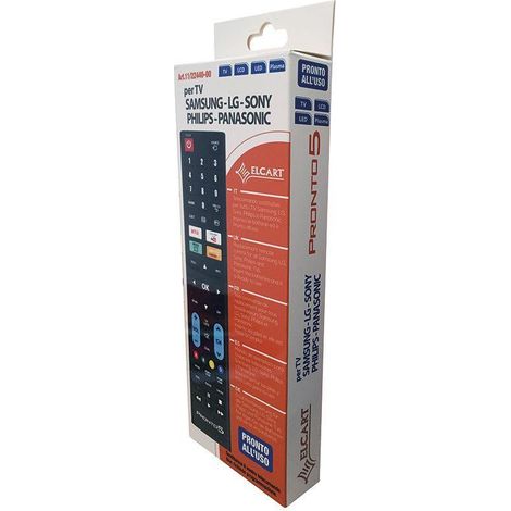 Telecomando tv pronto multimarca 112244000