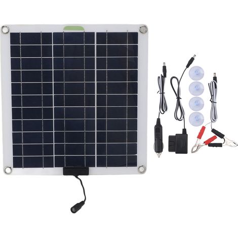 Kit de chargeur de batterie solaire 200w, mainteneur monocristallin à haute efficacité avec prise OBD pour le Camping en plein air