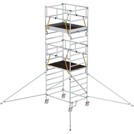 MUNK Rollgerüst SG mit Doppelplattform 1,35x1,80m und Ausleger 6,47m AH