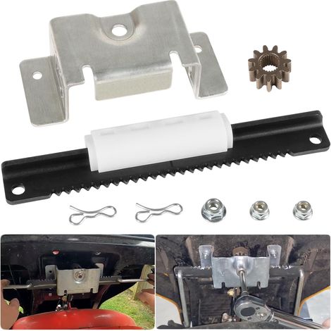 753-11064B CR12 Kit de service de crémaillère pour tondeuse à gazon Cub Cadet CC30 CC30H CC30E Hydro Mini Riders/MTD Columbia CR30/Craftsman R1000, remplace 783-06988A, 753-11064A, 783-07239A etc