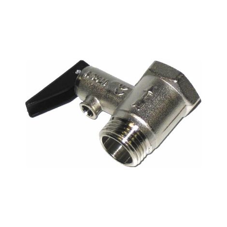 Chaffoteaux – Soupape de sécurité chauffage central – Filetage sortie 1/2'' – Pression max 3 bars – Installation par professionnel recommandée