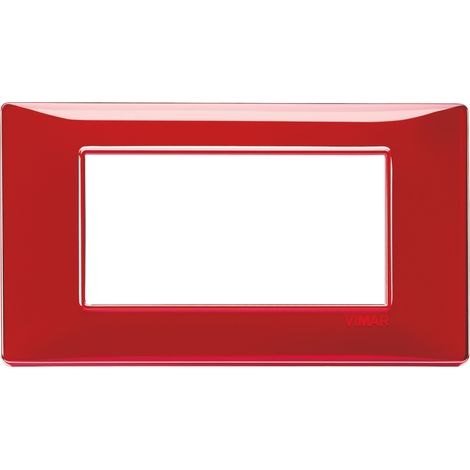 VIMAR - 14654.51 Placca 4M Reflex rubino
