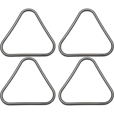 Lot de 4 bagues d'étanchéité pour nettoyeur haute pression Karcher K2 K3 K4 K5 - Pièce de rechange en métal 9.081-422.0 (1/5)