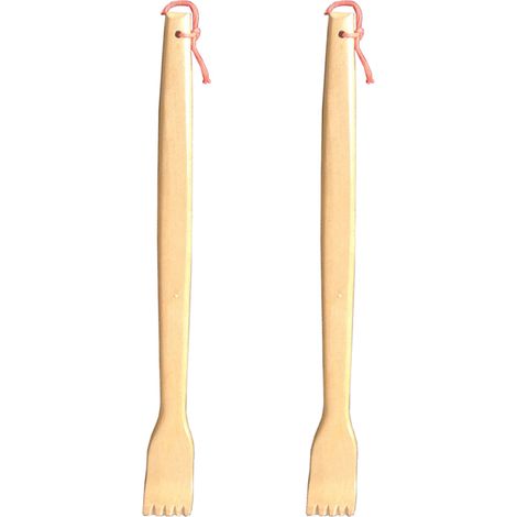 Grattoir À Dos - 45 Cm - Manche Ergonomique En Plastique Rigide - Pour Soulagement Autonome Du Dos Et De La Nuque - Lot De 2