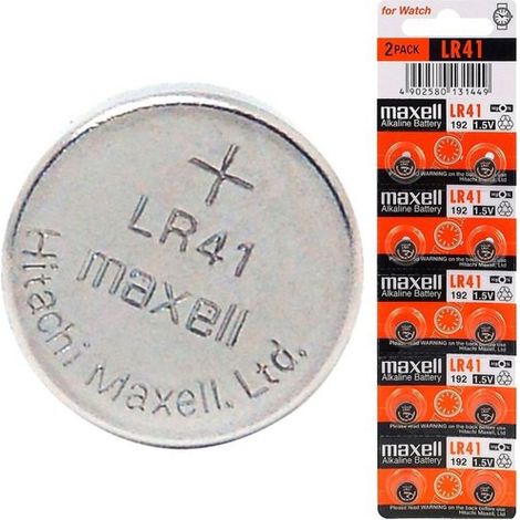 .Maxell LR41 Blister de 10.