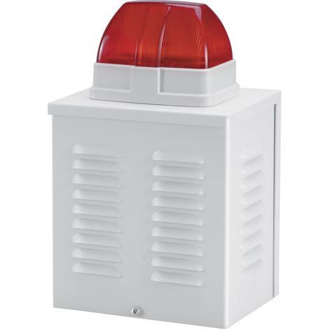 ABUS SG3210 Boîtier vide pour sirène d'alarme ou gyrophare intérieure, extérieure