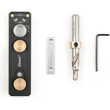1 Set Senkbohrhilfe aus Aluminiumlegierung für Heimwerker