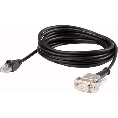 Câble de programmation en série XC100/200 EC4P RJ45 sub D 9pôles 2m 000262186 EATON XT SUB D/RJ45