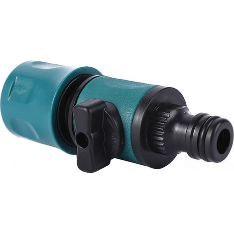 Raccord rapide pour tuyau d'arrosage 13 mm (1/2"), adaptateur pour robinet vers sortie de vanne 1", raccordement rapide et facile (1/5)
