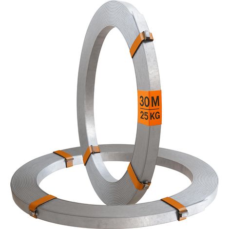 HausHeld Erdungsband 30 m - 30x3,5 mm Feuerverzinkt - Flachstahl (1/5)