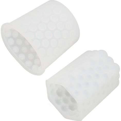 2 Moules à Bougie en Silicone Souple pour Création de Bougies Artisanales, Design Élégant et Résistant (1/5)