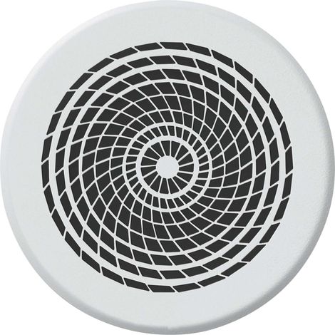 Vaillant Design Abdeckblende rund Durchmesser 125 mm Vortex weiß, 0020212289