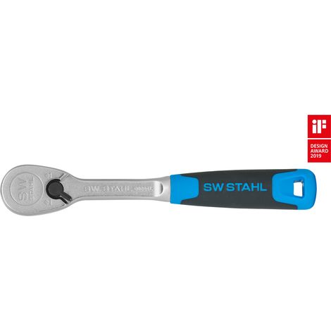 SW-Stahl 06094L Umschaltknarre 1/4 Zoll I High Torque 135 Nm I feinverzahnt mit 90 Zähnen (1/2)