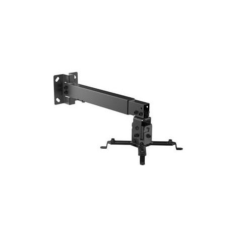 Staffa di montaggio a parete per proiettore Equip 650702, colore nero. (1/2)